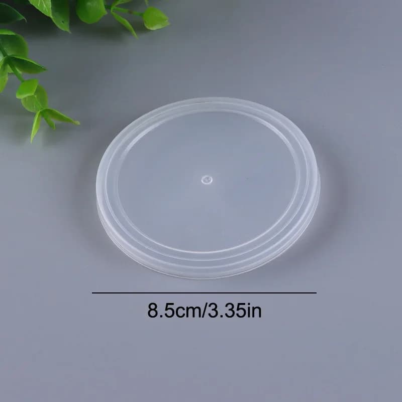 5개입 ABS 투명 휴대용 통조림 뚜껑 다회용 식품 보관 신선 캔 커버 반려동물 캔 뚜껑