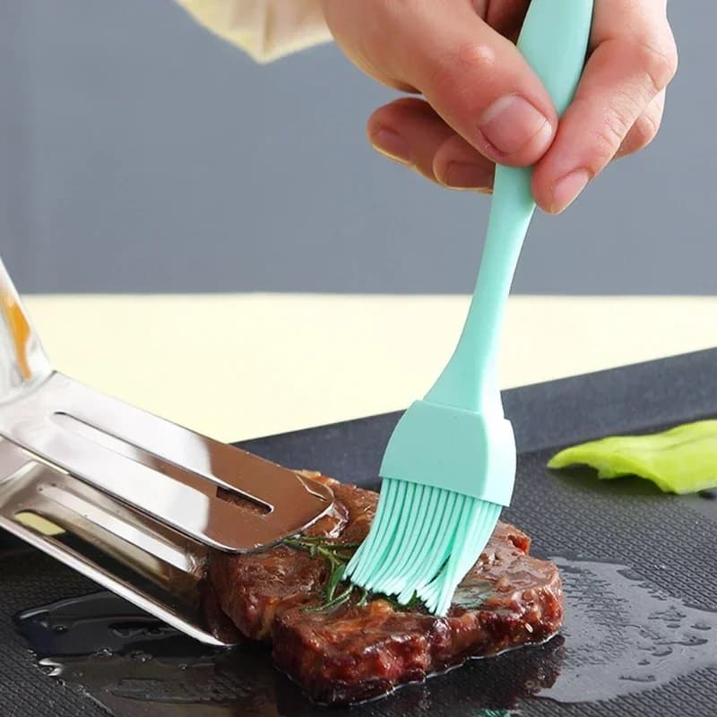 식품용 실리콘 오일 브러시 BBQ 바베큐 팬케이크 소스 브러시 주방 조리도구