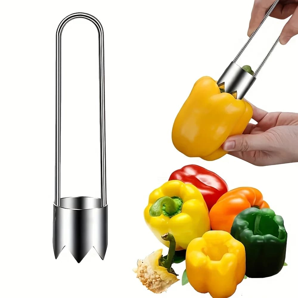 스테인리스 씨제거기 1/2/3개입 사과 피망 토마토 코어러