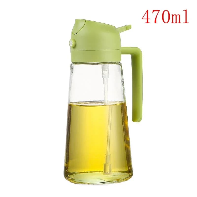 1개 100/200/300/500ml 오일 스프레이 병 주방용 식용유 올리브 오일 분무기 에어프라이어 스프레이
