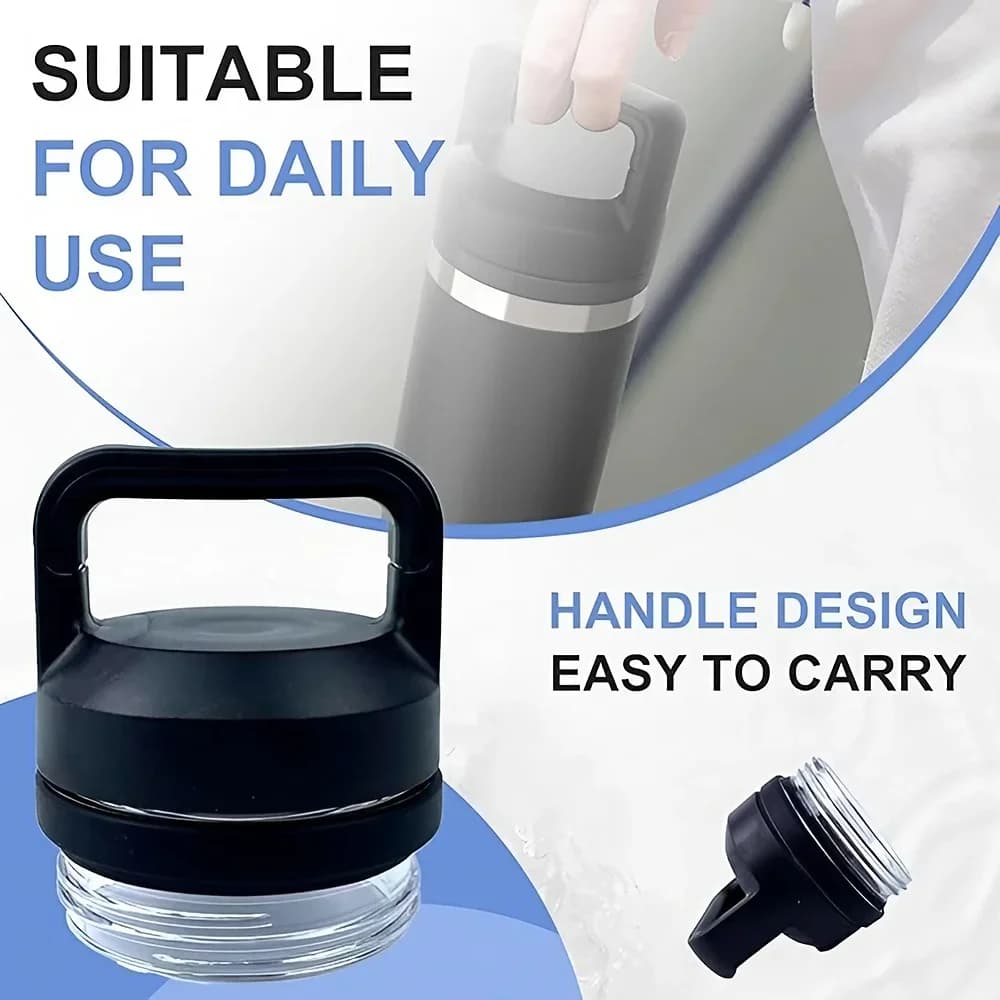 램블러 처그 호환 교체용 뚜껑 (1개/2개/3개), YT 모델 18oz, 26oz, 36oz, 64oz 호환 스포츠 보틀 캡